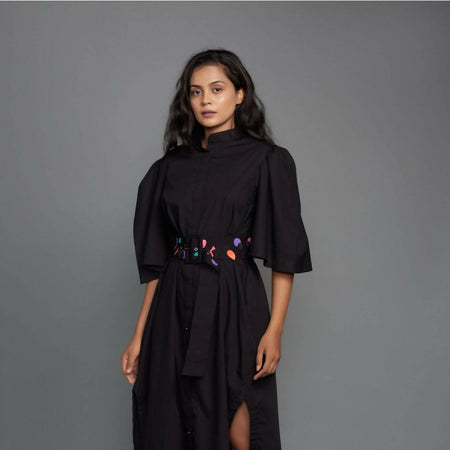 UMBRELLA SLEEVE CONFETTI DRESS