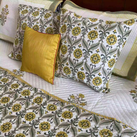 Yellow Flower Quilt