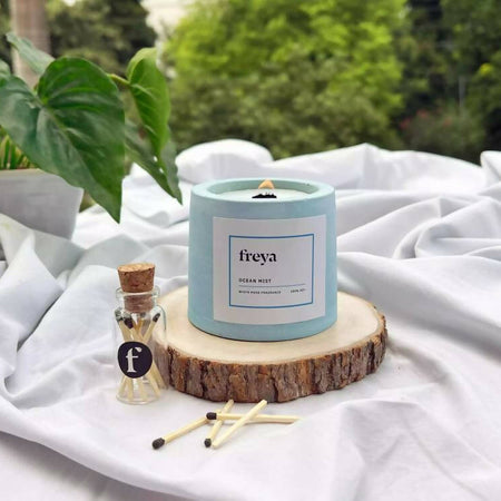 Mini Ocean Mist Concrete Candle
