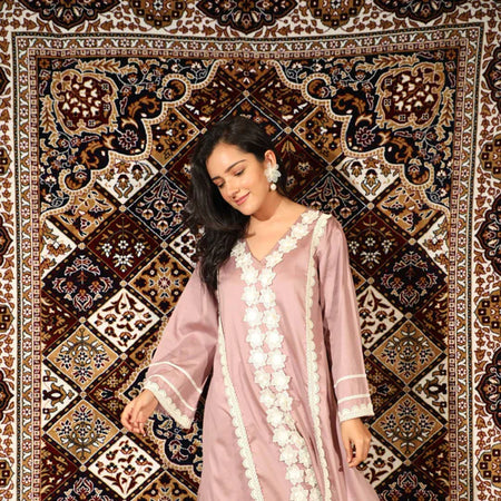 Lavender Kurta Set