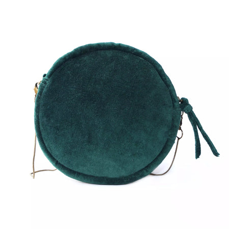velvet handcrafted rock & roll sling bag