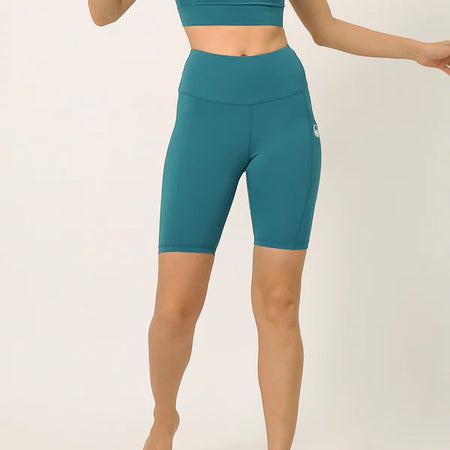Emerald Green buttR Yoga Biker Shorts