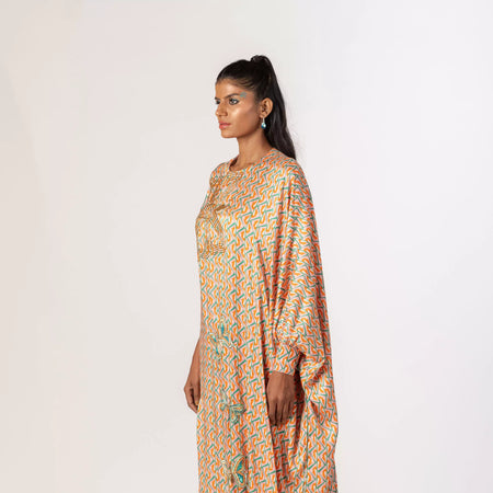 Lost in the abstract land Kaftan Dress