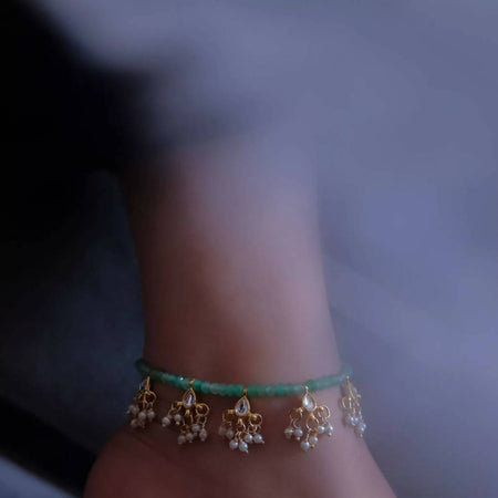 Klink Kundan Anklets Pair of 2