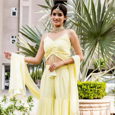 Lemon Yellow Sharara