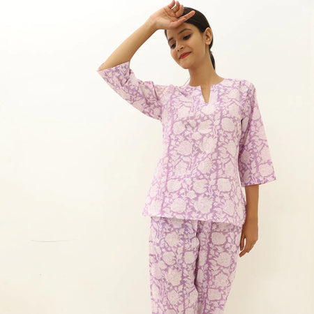 November Rain Cotton Kurta Jammies Set