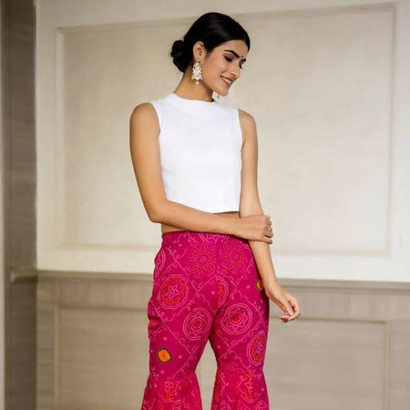 Bandhej Pleated Palazzo