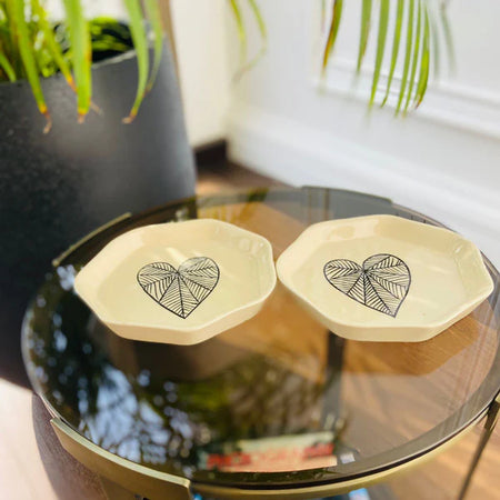 6" with High Rim - Ivory