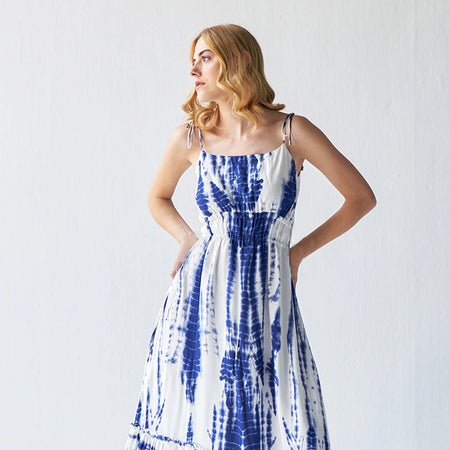 Allora Tie-Dye Midi Dress