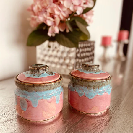 Set of 2 Jars - Red