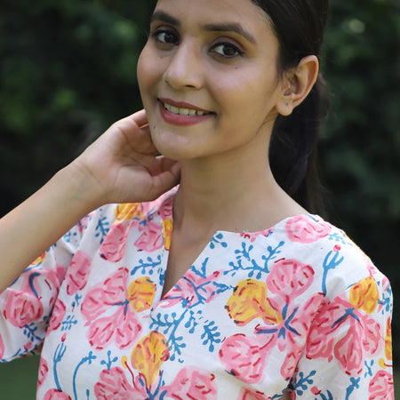 It's Blooming Kurta Jammies 2 pc Set