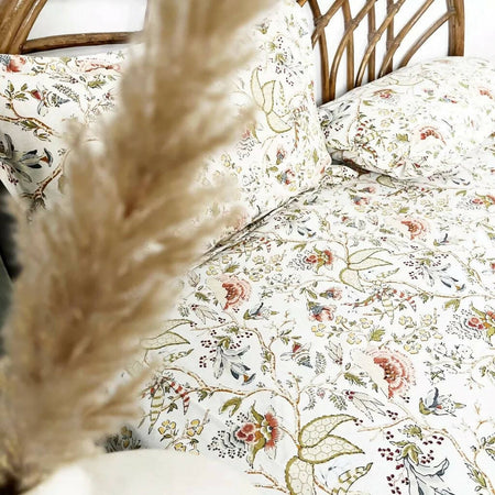 Enchanted Garden All over Printed Bedsheet Set