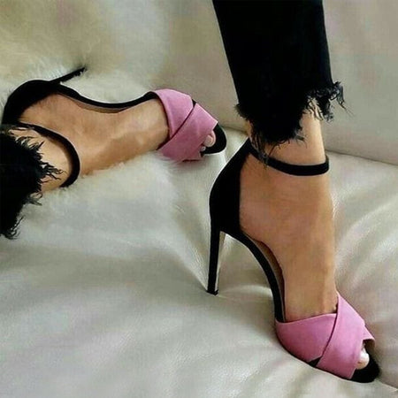 Black & Pink Stilettos