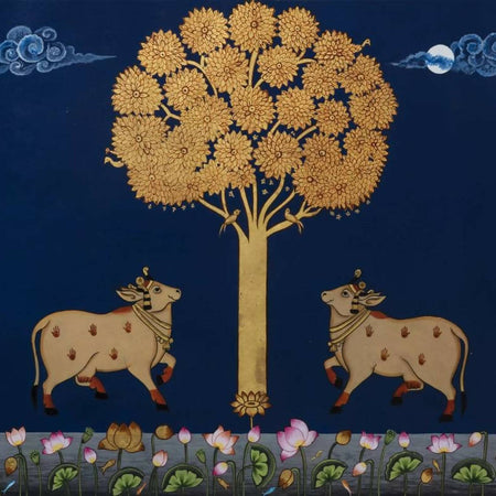 Kamdhenu in Moon Light