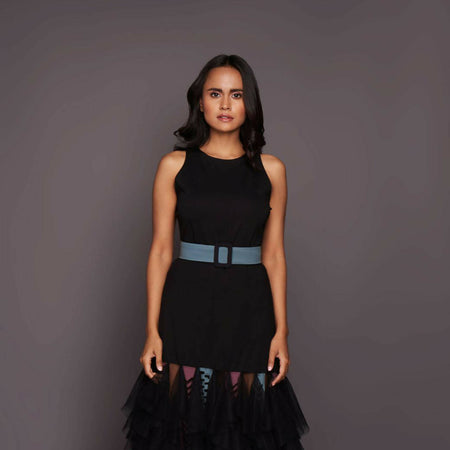 BODYSUIT WITH RUFFLED SKIRT
