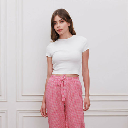 Red Pincheck Pajama