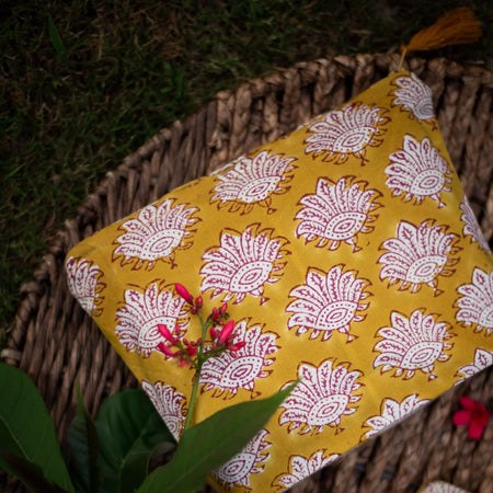 Yellow Pouches Set of Two