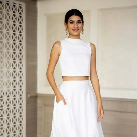 Circular White Skirt