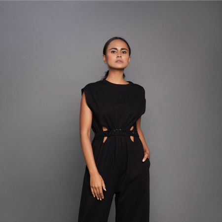SEQUENCE CUT OUT JUMPSUIT