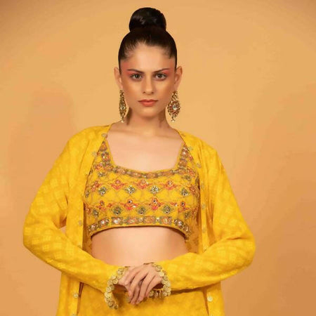 banarasi chanderi garara