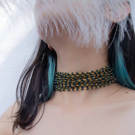 Amara Green Choker Necklace
