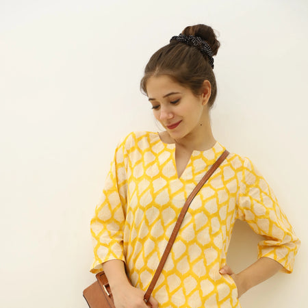 Shopping Mood Kurta Shorts set