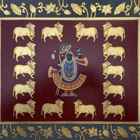 Shreenath ji and Kamdhenu