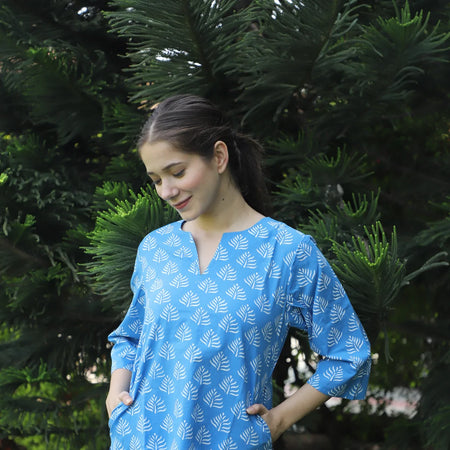 Love-in-a-mist Kurta Shorts Set