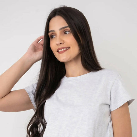 Grey Knitted Tshirt