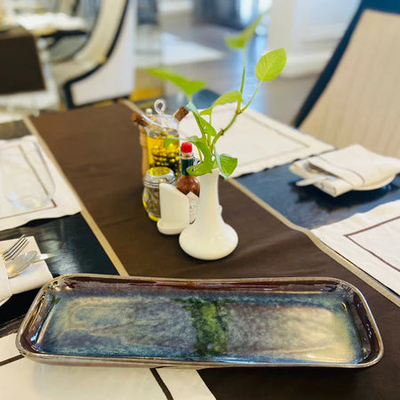 16" Serving Platter - Dark Green