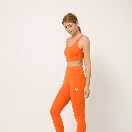 Sunset Orange buttR Yoga Pants