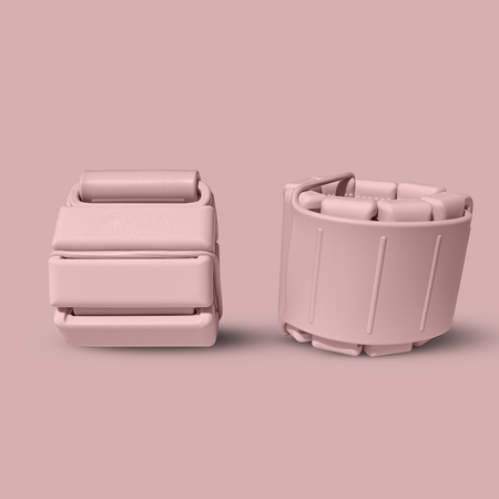 Kosha Cuffs - Cotton Candy Pink