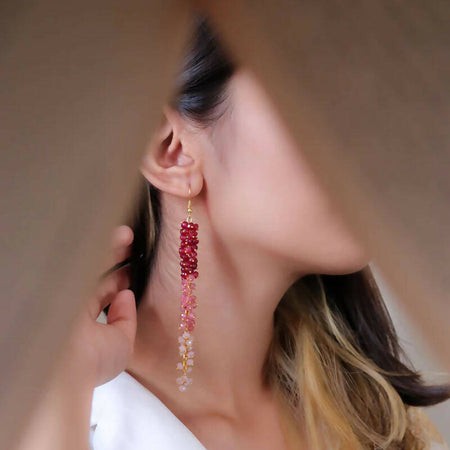Mulberry Ombre Earrings