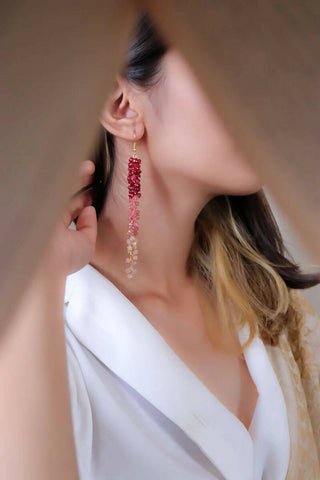 Mulberry Ombre Earrings GreatMillsCollective