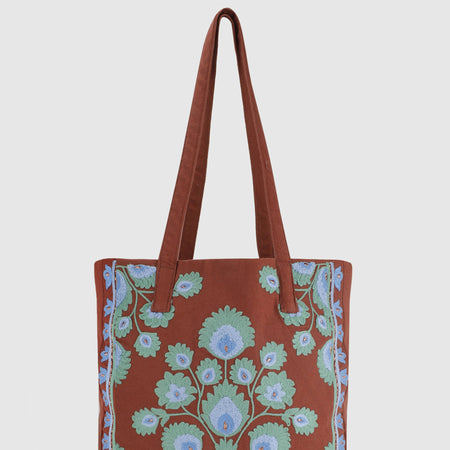 RANIA TOTE BAG – RUST
