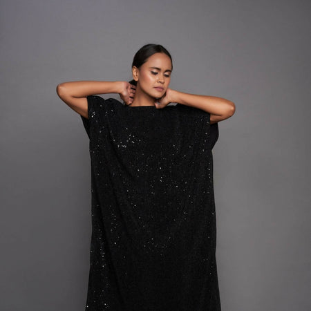 FULL SEQUENCED KAFTAN DRESS