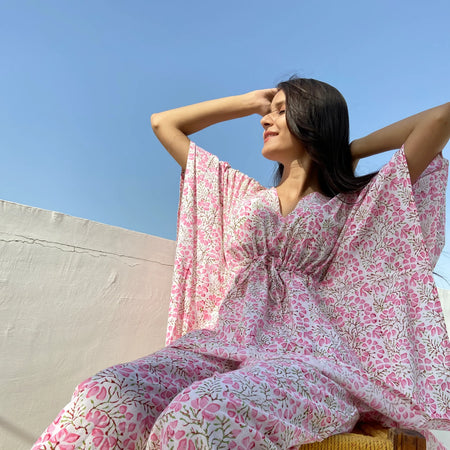 Rani Cotton Kaftan Jammies Set