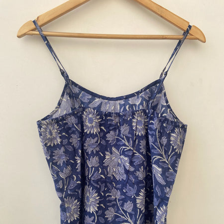 Royal Burberry slip top shorts set