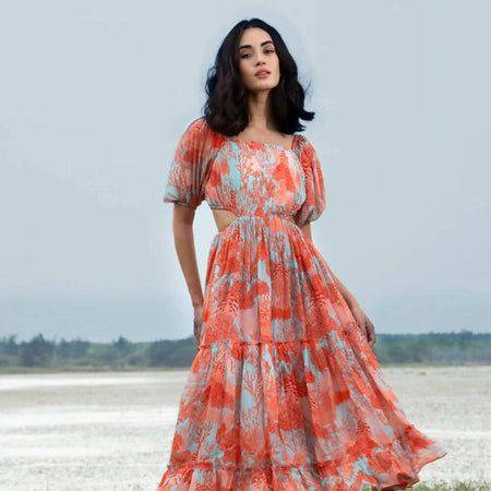 Orange Amber Dress