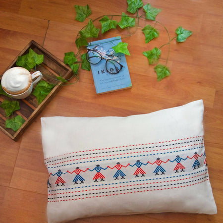 Cushion Cover with all-over Tribal motif